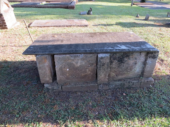 Orrin Hill Shaw damaged box grave